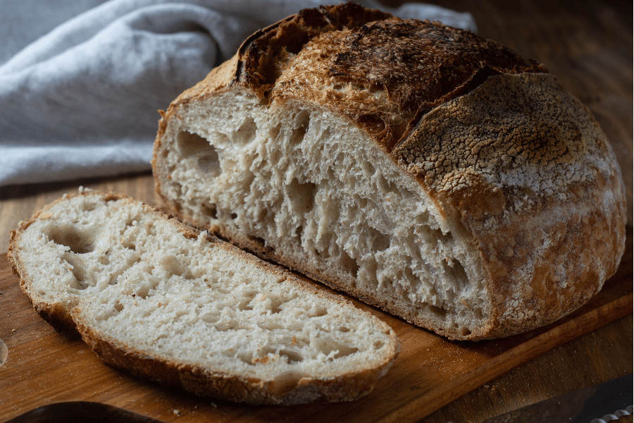 Perfectly proofed sourdough