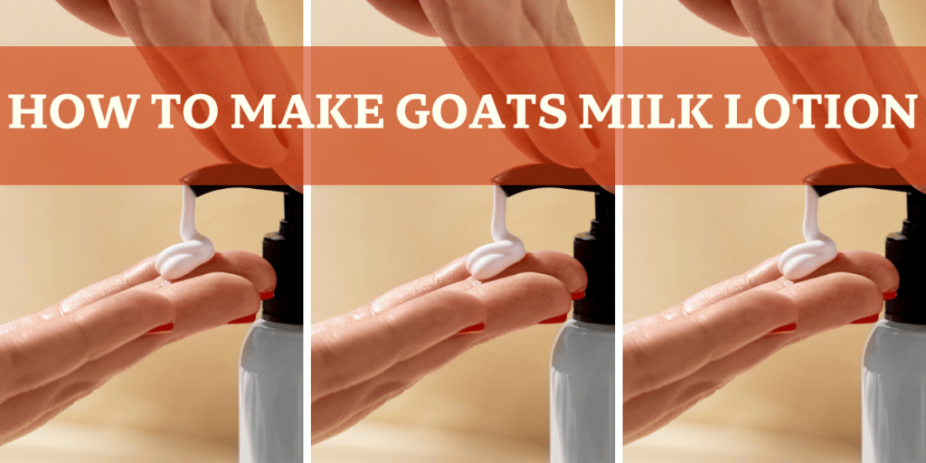 How To MAke Goats Milk Lotion