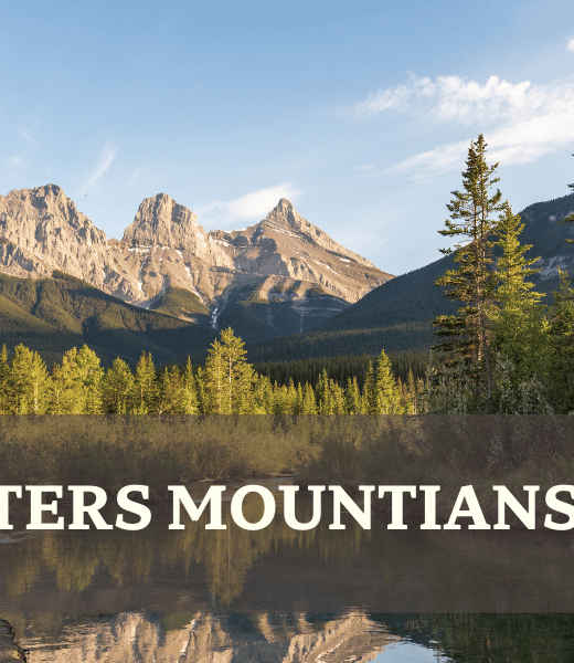 Three Sister Mountains Canmore