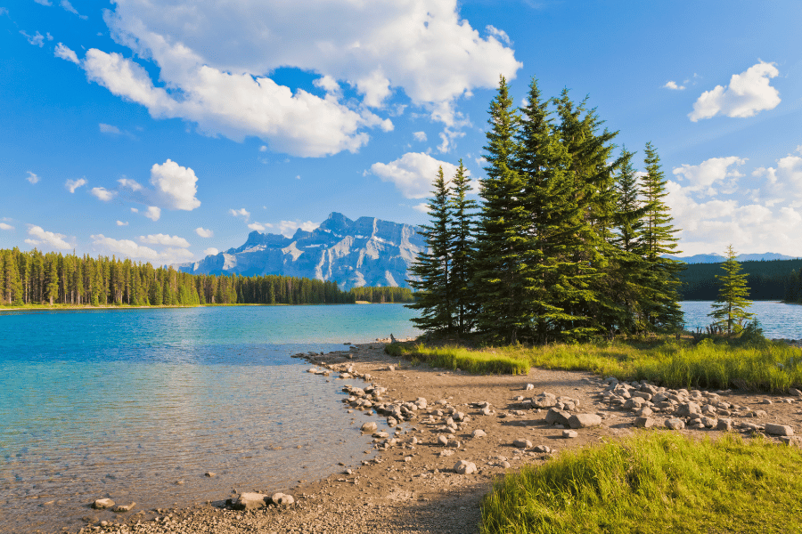 Lakes In Banff National Park - Two Jake Lake