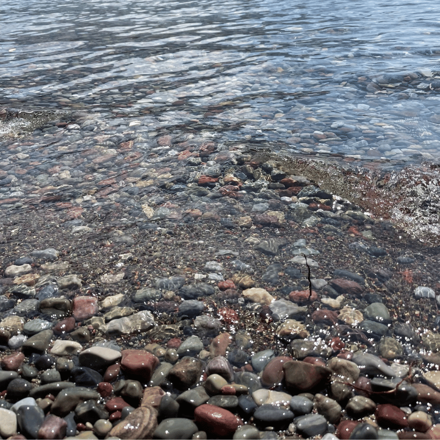 Coloured Rocks In Waterton National Park