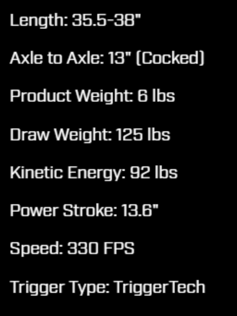 Barnett Recruit XP Specs