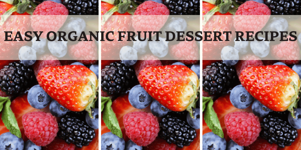 Easy Organic Fruit Dessert Recipes