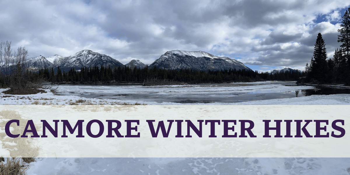 Bow River Canmore in Winter