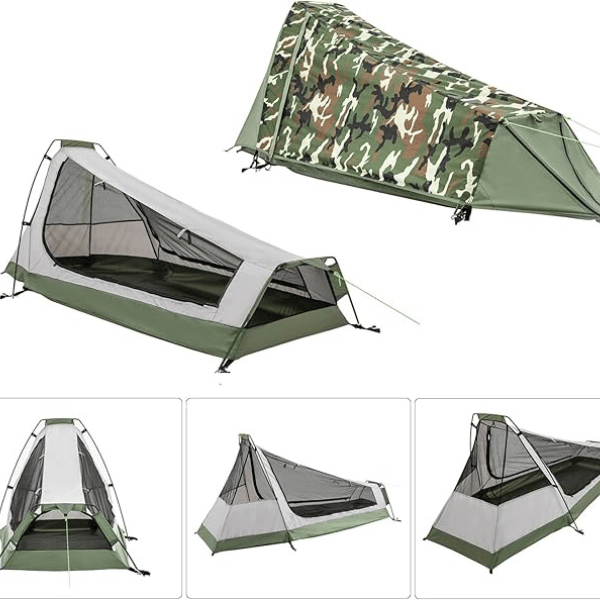 Camo Tent - best-backpacking-tents-under-200-dollars