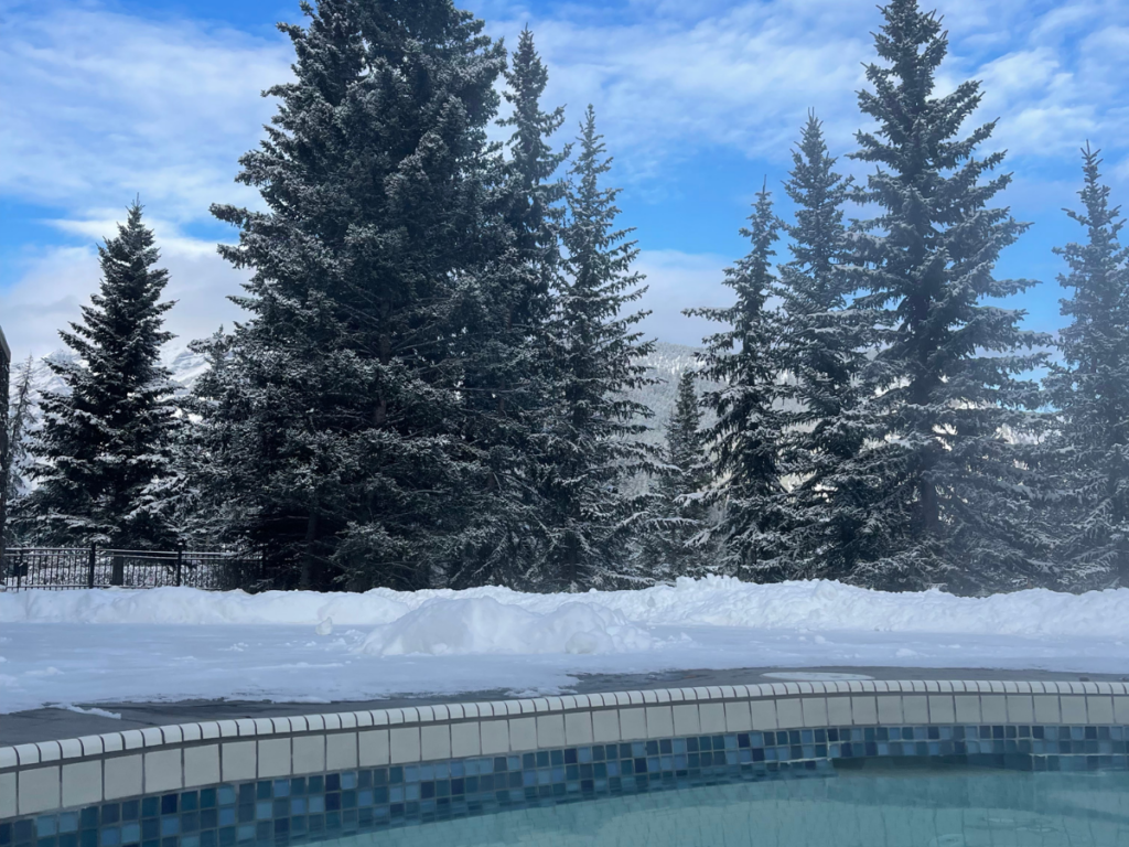 Banff Springs Hotel Outdoor Hot Tub