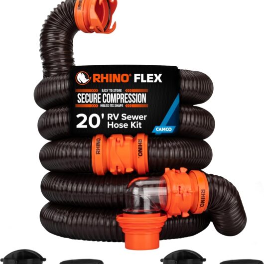 RV sewer hose kit