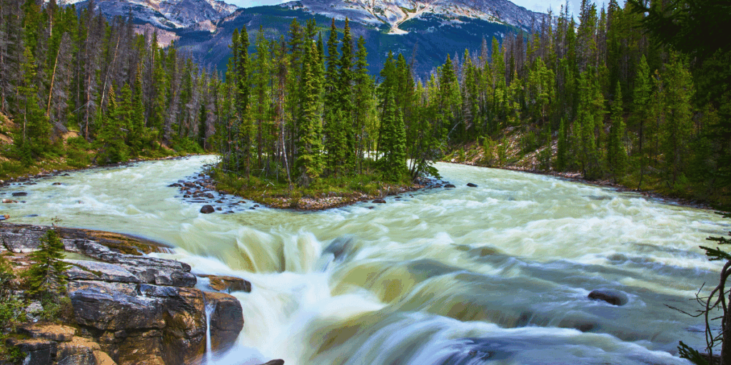 Sunwapta Falls Alberta
