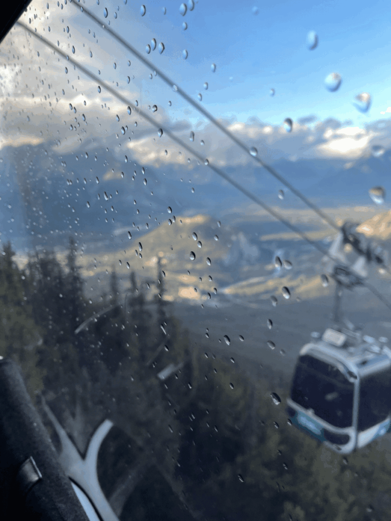 Overview of Banff Town in Gondola
