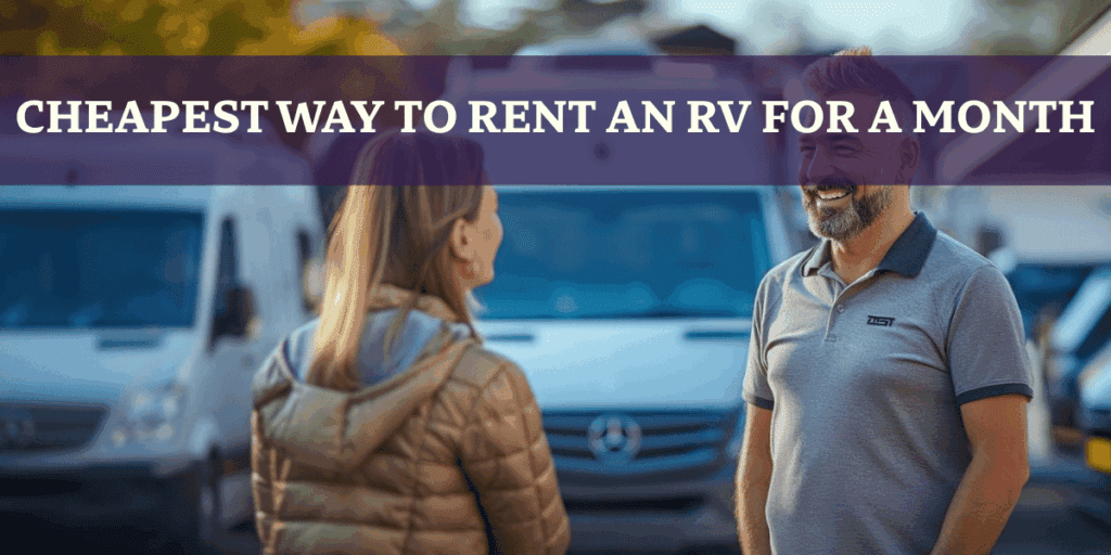 Cheapest Way To Rent An RV For A Month